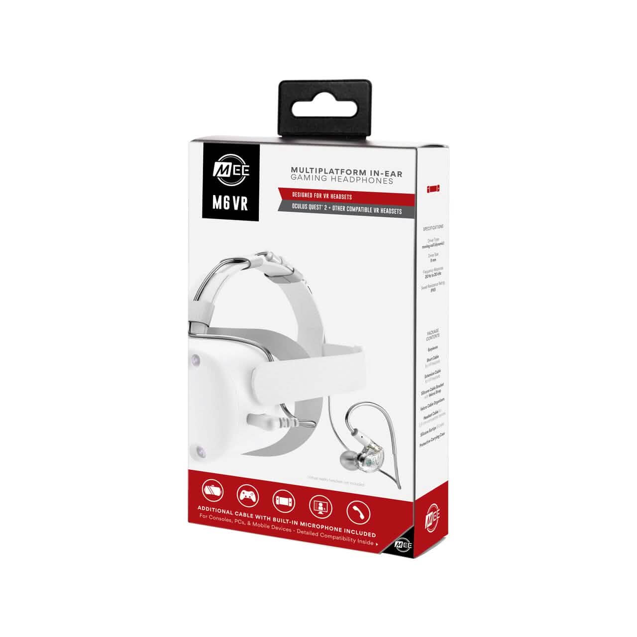 MEE audio M6 VR In-Ear Gaming Headphones For Vr Headsets & Other Devices DailySale