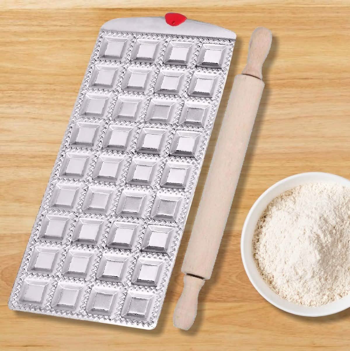 Meglio Aluminum Electric Ravioli with Roller DailySale