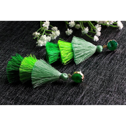Me&Hz Colorful Layered Tassel Earrings DailySale