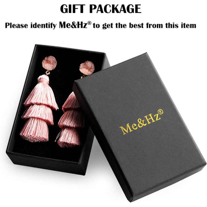 Me&Hz Colorful Layered Tassel Earrings DailySale
