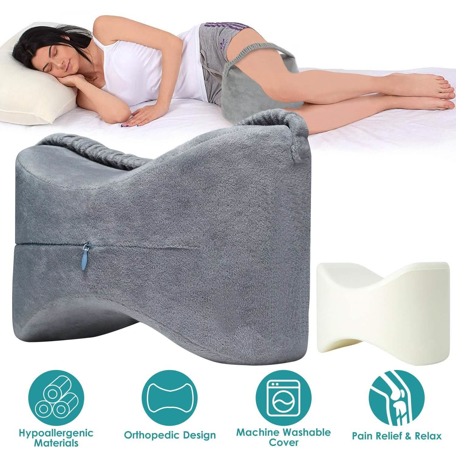 Memory Foam Contour Leg Pillow For Side Sleepers DailySale