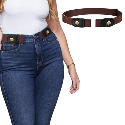 Men And Women's Buckle Free Adjustable Stretch Belts DailySale