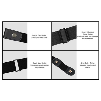Men And Women's Buckle Free Adjustable Stretch Belts DailySale