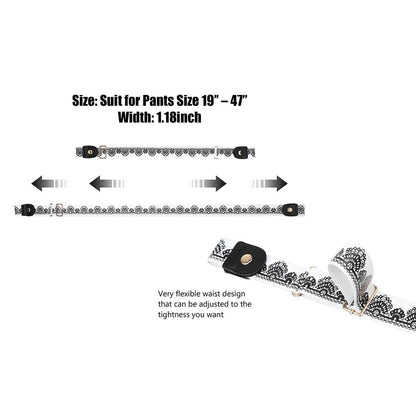 Men And Women's Buckle Free Adjustable Stretch Belts DailySale