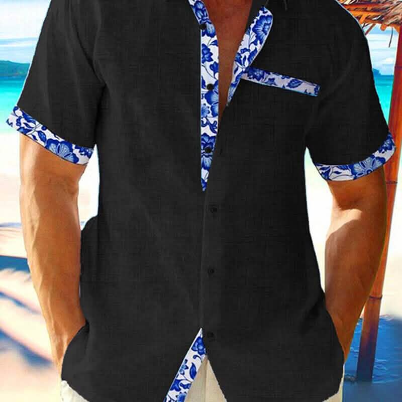 Men Casual Shirt Button Down Short Sleeve DailySale