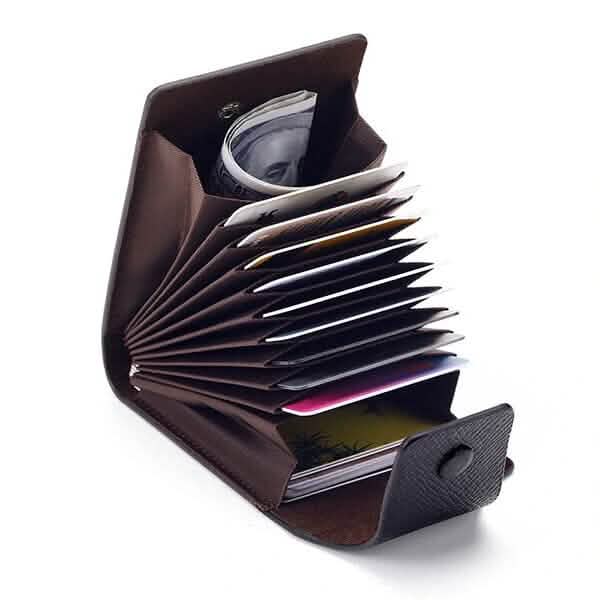 Men Faux Leather 10 Card Slots Coins Bag Wallet DailySale
