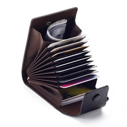 Men Faux Leather 10 Card Slots Coins Bag Wallet DailySale