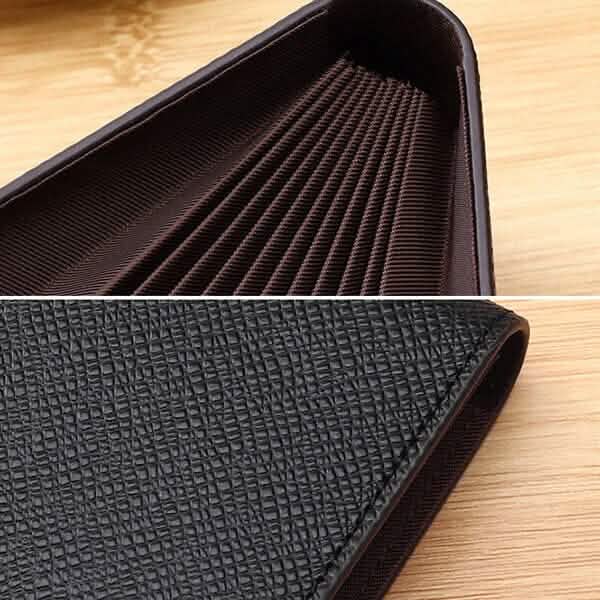 Men Faux Leather 10 Card Slots Coins Bag Wallet DailySale