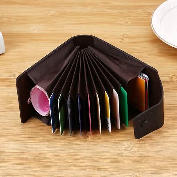 Men Faux Leather 10 Card Slots Coins Bag Wallet DailySale