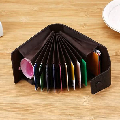 Men Faux Leather 10 Card Slots Coins Bag Wallet DailySale