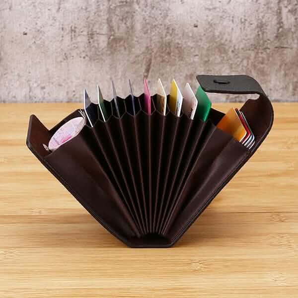 Men Faux Leather 10 Card Slots Coins Bag Wallet DailySale