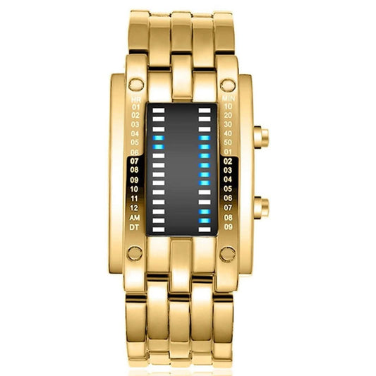 Men LED Light Stainless Steel Sports Watch DailySale
