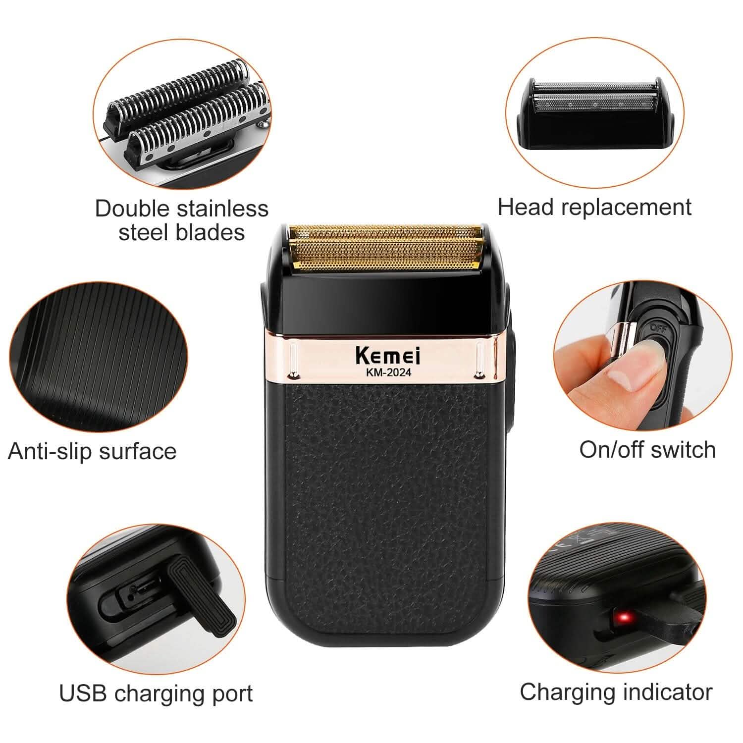 Men Rechargeable Cordless Beard Trimmer Grooming Kit DailySale