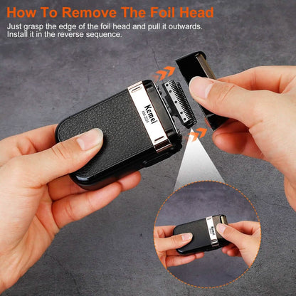 Men Rechargeable Cordless Beard Trimmer Grooming Kit DailySale