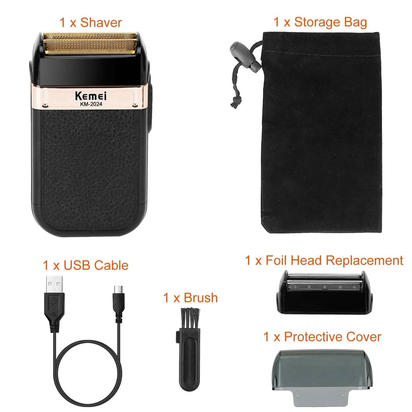 Men Rechargeable Cordless Beard Trimmer Grooming Kit DailySale
