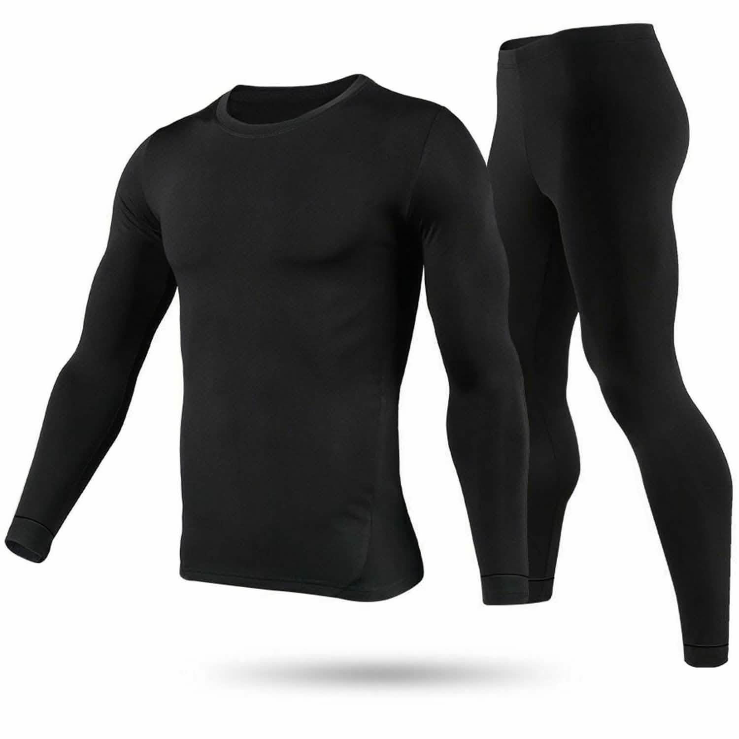 Men Thermal Underwear Set - Long Johns Pants and Long Sleeve DailySale
