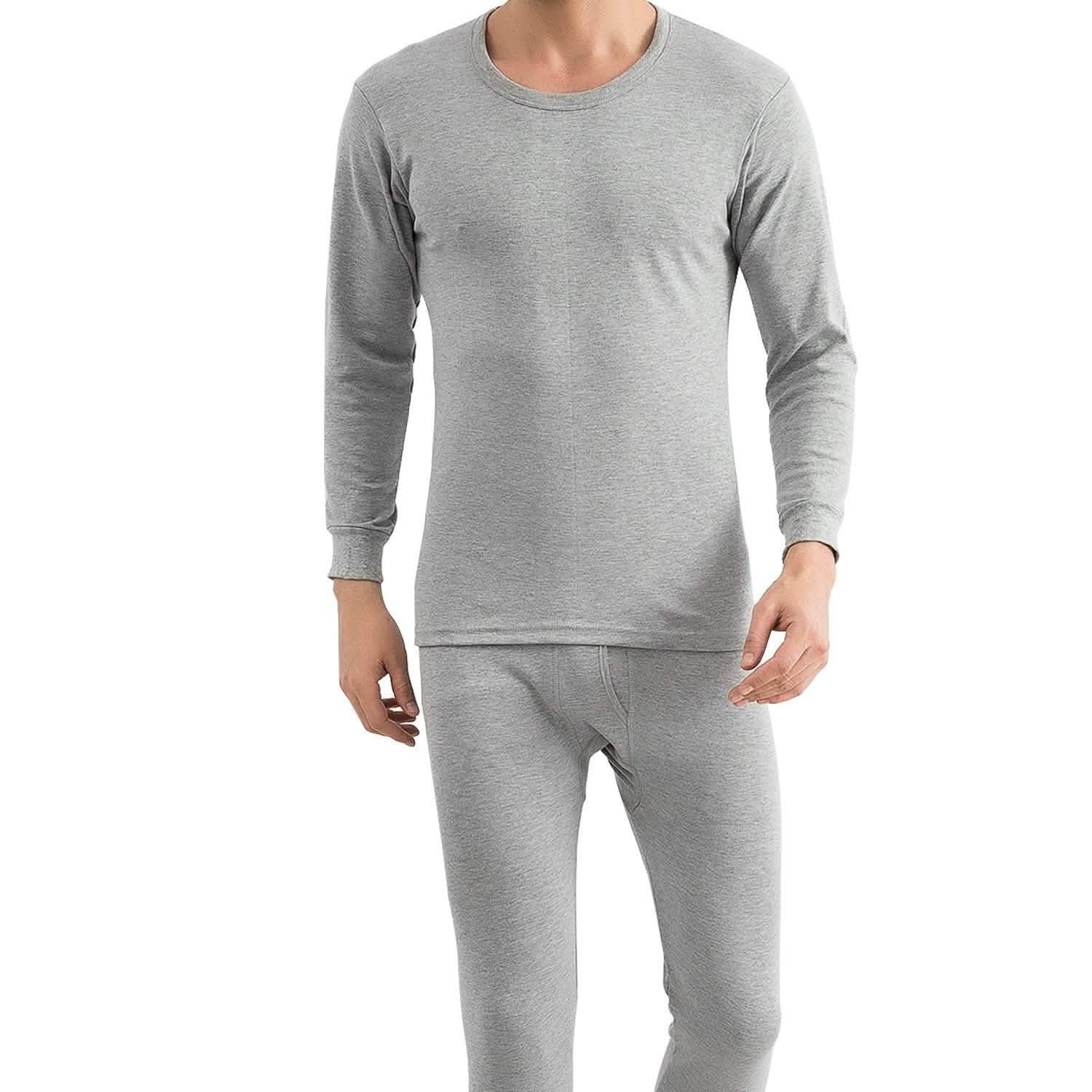 Men Thermal Underwear Set - Long Johns Pants and Long Sleeve DailySale