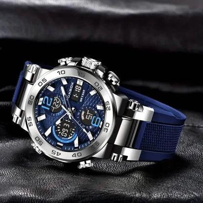 Men Waterproof Dual Display Digital Quartz Watch DailySale