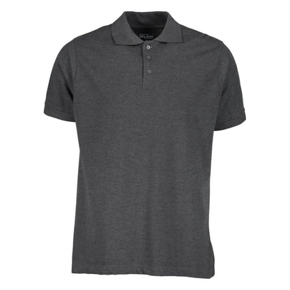 Men's 3-Button Ribbed Short Sleeve Polo DailySale