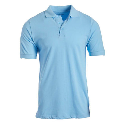 Men's 3-Button Ribbed Short Sleeve Polo DailySale
