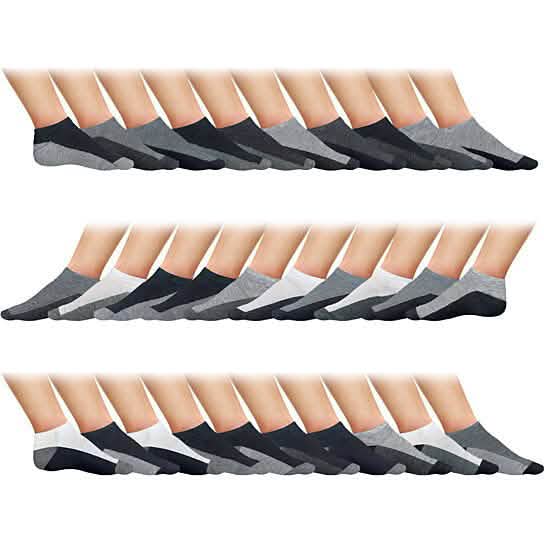 Men's Active Low-Cut Ankle Socks DailySale