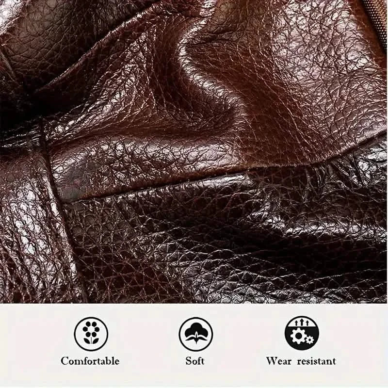Men's and Woman's Genuine Leather Satchel Crossbody Bag DailySale