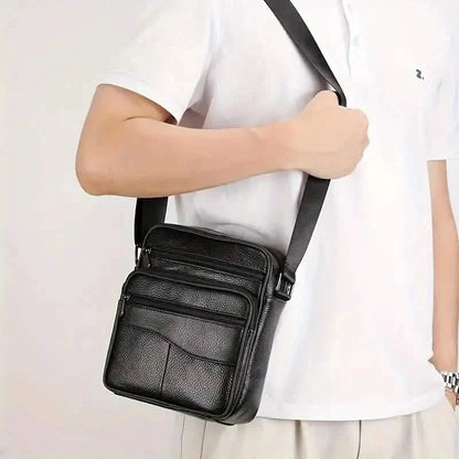Men's and Woman's Genuine Leather Satchel Crossbody Bag DailySale