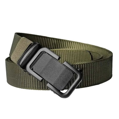 Men's Automatic Metal Buckle Nylon Canvas Webbing Belt DailySale