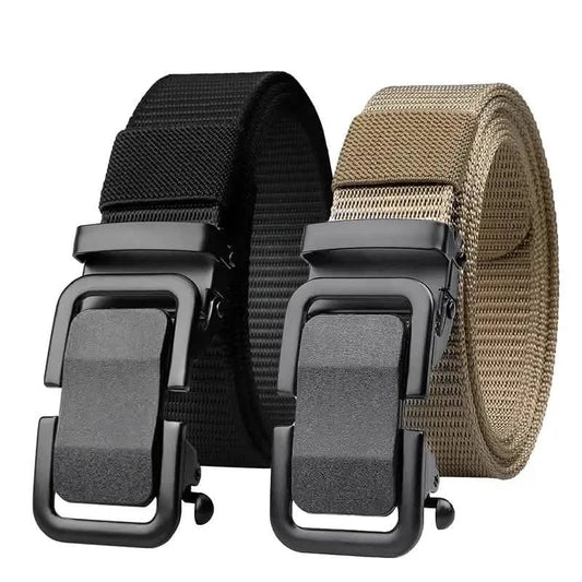 Men's Automatic Metal Buckle Nylon Canvas Webbing Belt DailySale