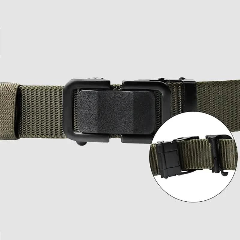 Men's Automatic Metal Buckle Nylon Canvas Webbing Belt DailySale