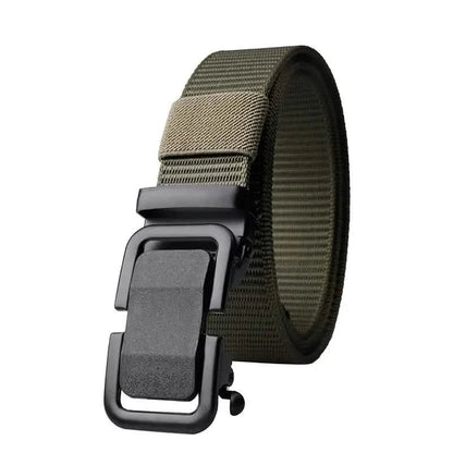 Men's Automatic Metal Buckle Nylon Canvas Webbing Belt DailySale