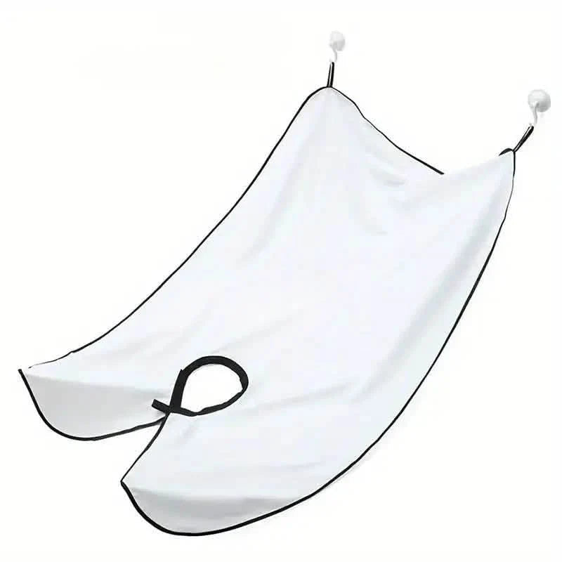 Men's Beard Shaving Apron - Grooming Accessories with Two Suction Cups DailySale