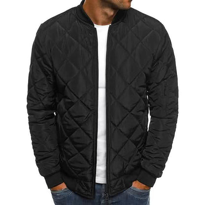 Men's Bomber Quilted Diamond Padded Jacket DailySale