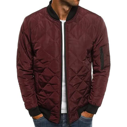 Men's Bomber Quilted Diamond Padded Jacket DailySale