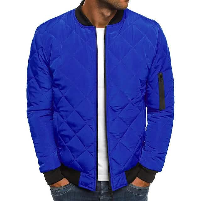 Men's Bomber Quilted Diamond Padded Jacket DailySale
