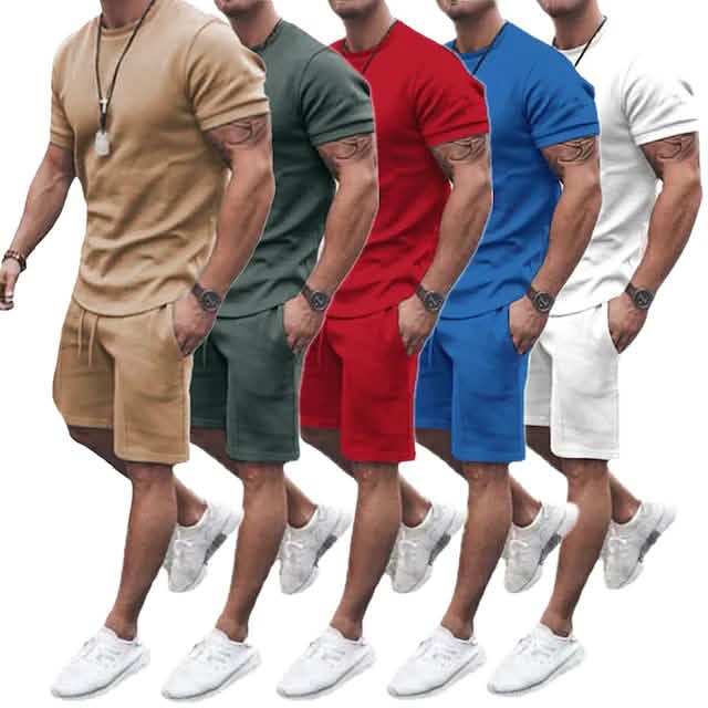 Men's Casual Activewear Running T-Shirt with Shorts DailySale