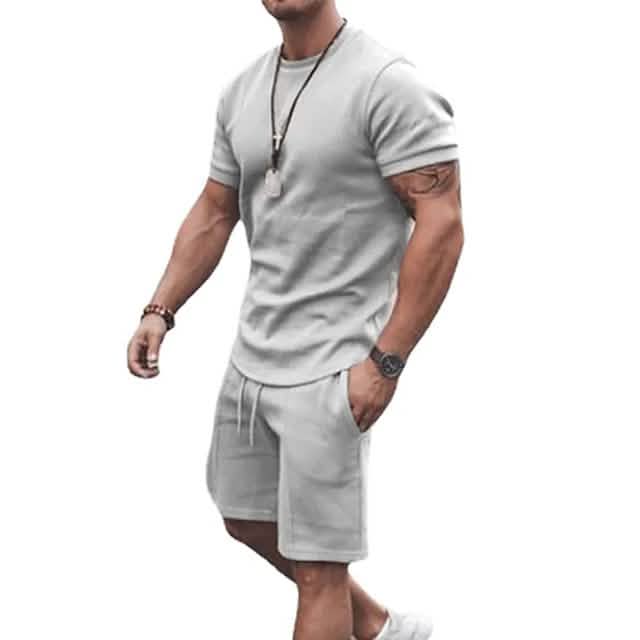 Men's Casual Activewear Running T-Shirt with Shorts DailySale