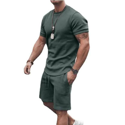 Men's Casual Activewear Running T-Shirt with Shorts DailySale