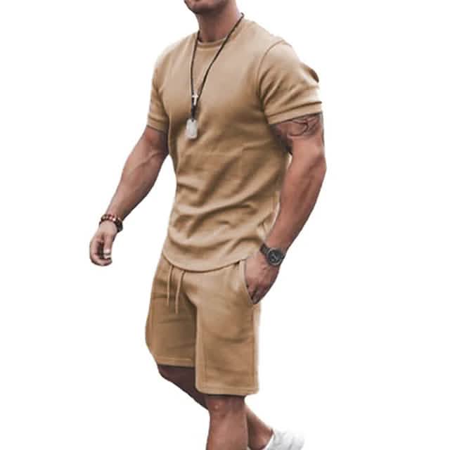 Men's Casual Activewear Running T-Shirt with Shorts DailySale