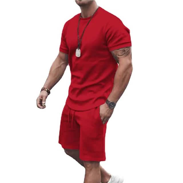 Men's Casual Activewear Running T-Shirt with Shorts DailySale