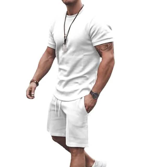 Men's Casual Activewear Running T-Shirt with Shorts DailySale
