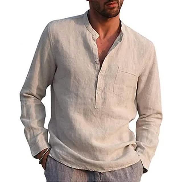 Men's Casual Button Down Shirts Long Sleeve Tops DailySale