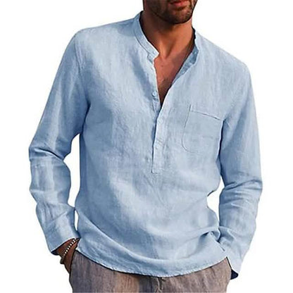Men's Casual Button Down Shirts Long Sleeve Tops DailySale