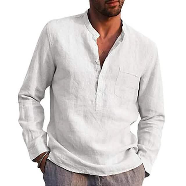 Men's Casual Button Down Shirts Long Sleeve Tops DailySale