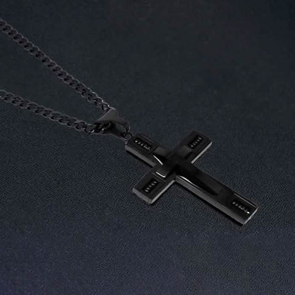 Men's Cross Necklaces in Stainless Steel DailySale