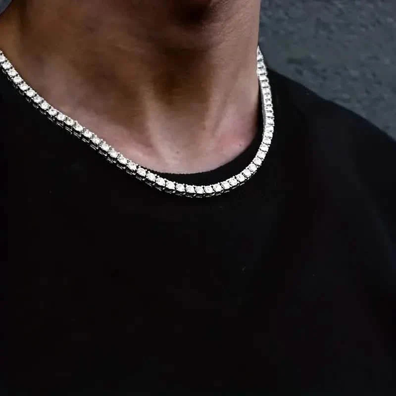 Men's Elegant Diamond Cubic Zirconia Necklace Chain DailySale