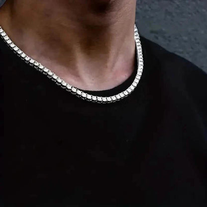 Men's Elegant Diamond Cubic Zirconia Necklace Chain DailySale