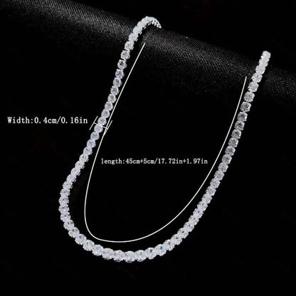 Men's Elegant Diamond Cubic Zirconia Necklace Chain DailySale