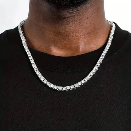 Men's Elegant Diamond Cubic Zirconia Necklace Chain DailySale
