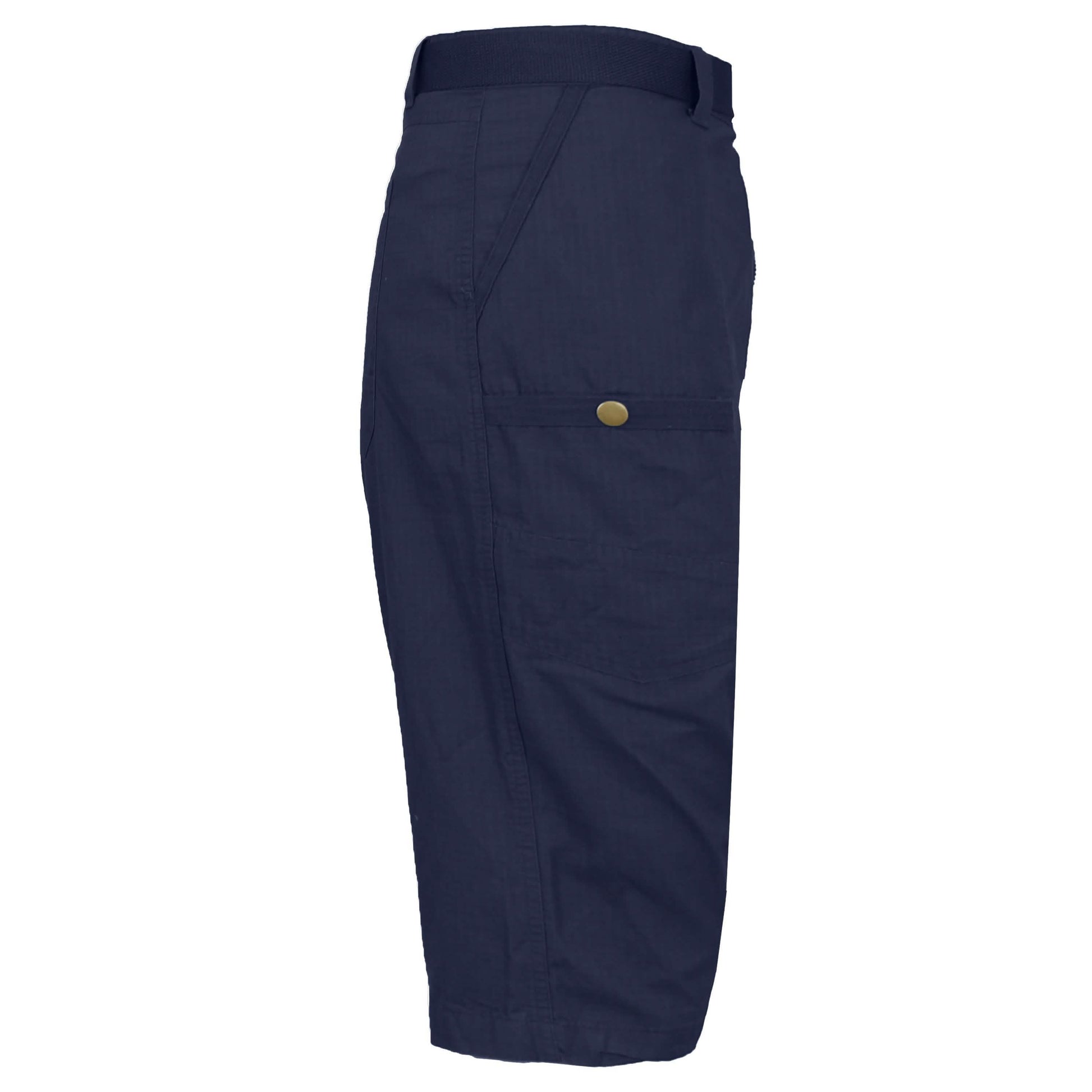 Men's Extended Size Cotton Cargo Utility Belted Shorts DailySale